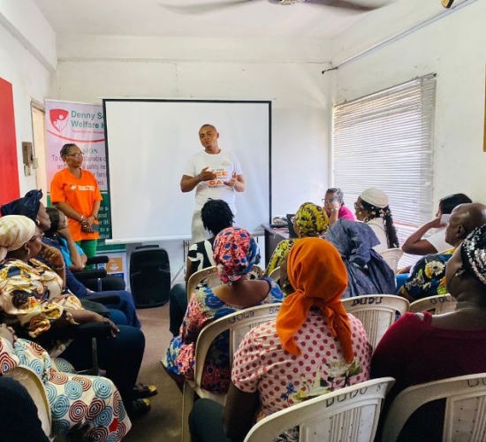 A Libya returnee recounting his sad experience at the Awareness raising collaboration programme